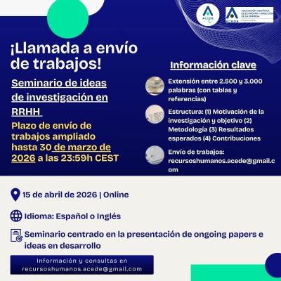 Seminario de Ideas de Investigación en RRHH  ECN-ACEDE/Sección de RRHH