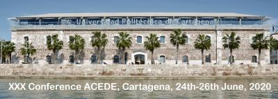 XXX Conference ACEDE, Cartagena, 24th-26th June, 2019 (Call for papers)
